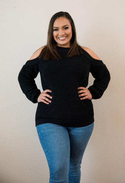 JoJo Cold Shoulder Sweater