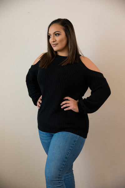 JoJo Cold Shoulder Sweater