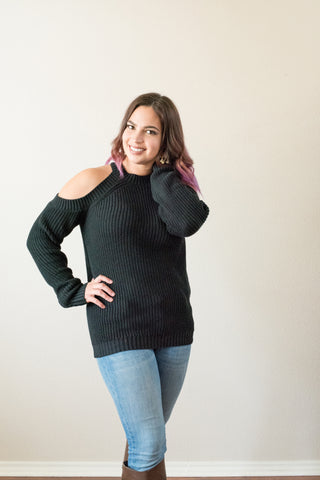 JoJo Cold Shoulder Sweater