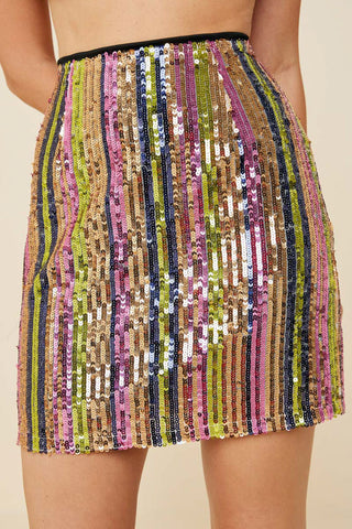 Disco Fever Sequin Skirt