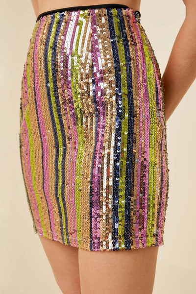 Disco Fever Sequin Skirt