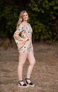 Painterly Floral Romper