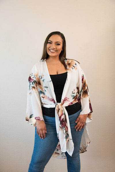 Kiera Floral Kimono