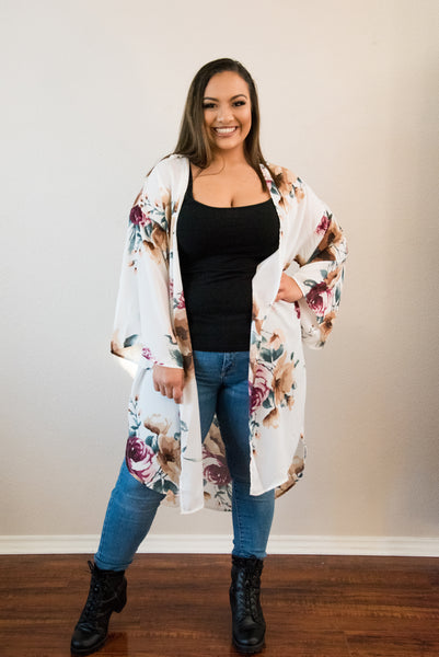 Kiera Floral Kimono