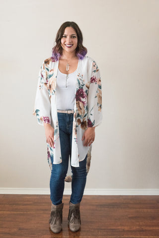 Kiera Floral Kimono