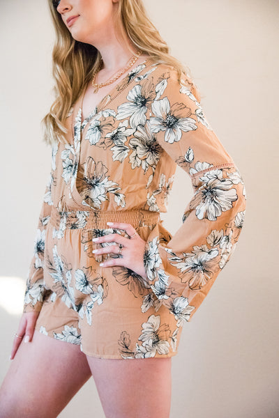 Painterly Floral Romper