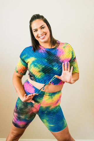 Live & Let Tie  Dye Loungewear Set