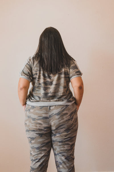 Marie Camo Sweat Pant