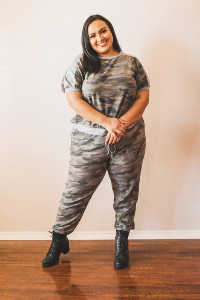 Marie Camo Sweat Pant