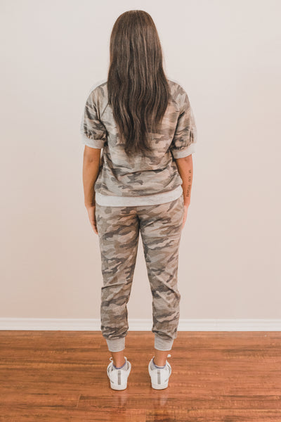 Marie Camo Sweat Pant