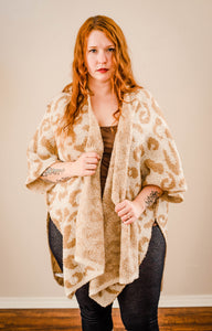 Mya Leopard Print Wrap