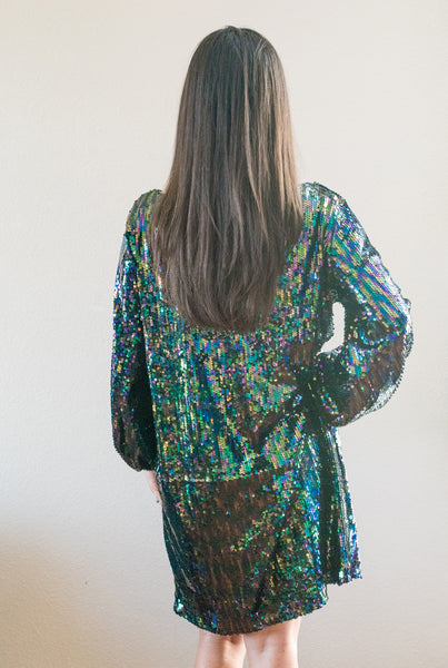 Nova Sequin Shift Dress