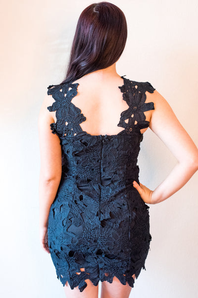 Delphine Floral Embroidered Dress