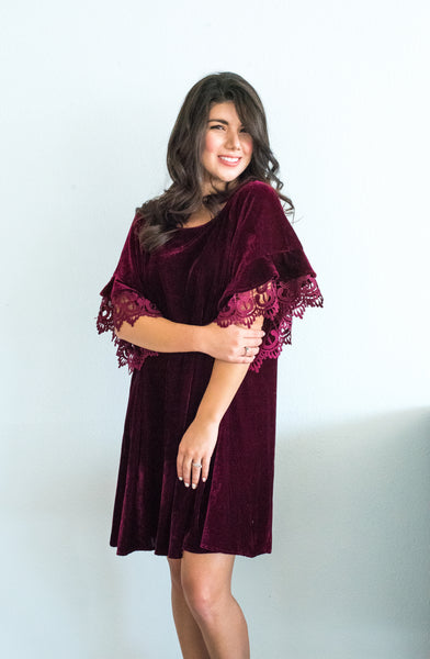 Sweet Velveteen Dress