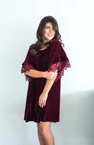 Sweet Velveteen Dress