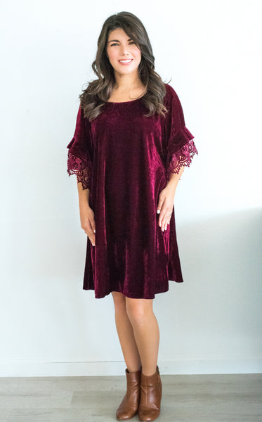 Sweet Velveteen Dress